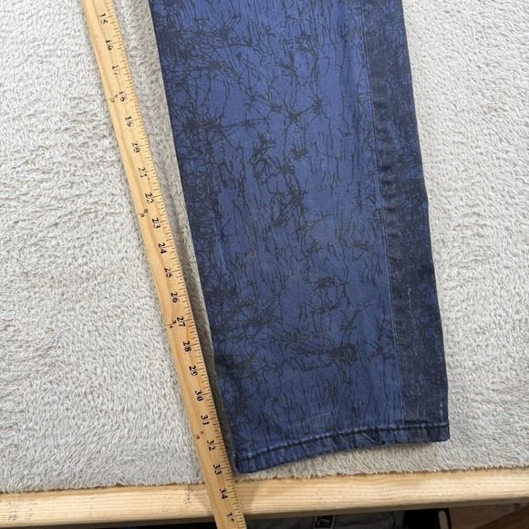 Rock Revival Jeans Mens 42x33 Blue Nyle Alt Straight Flap Pocket Thick Stitch - Picture 6 of 8